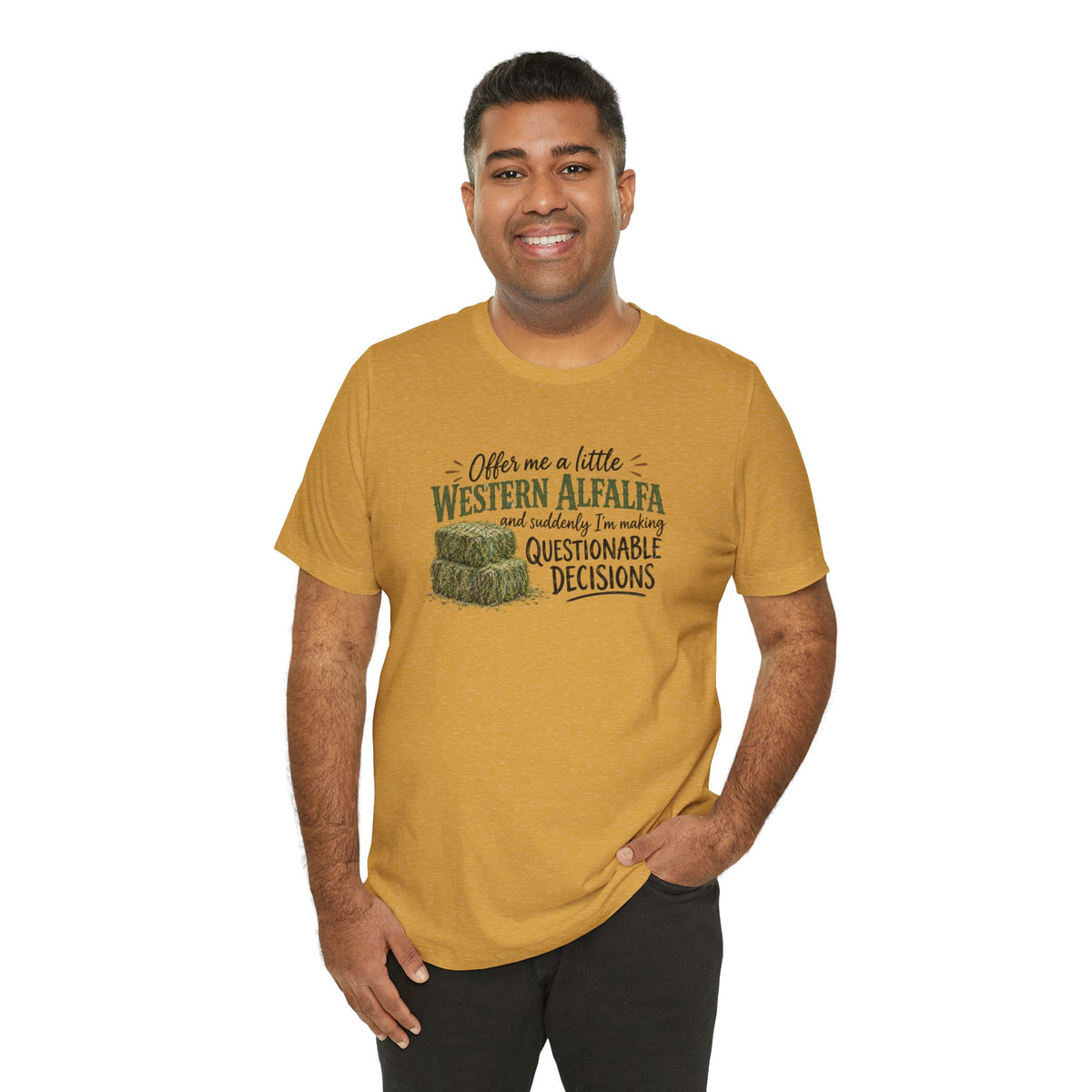 Unisex Jersey Short Sleeve Tee - "Western Alfalfa"